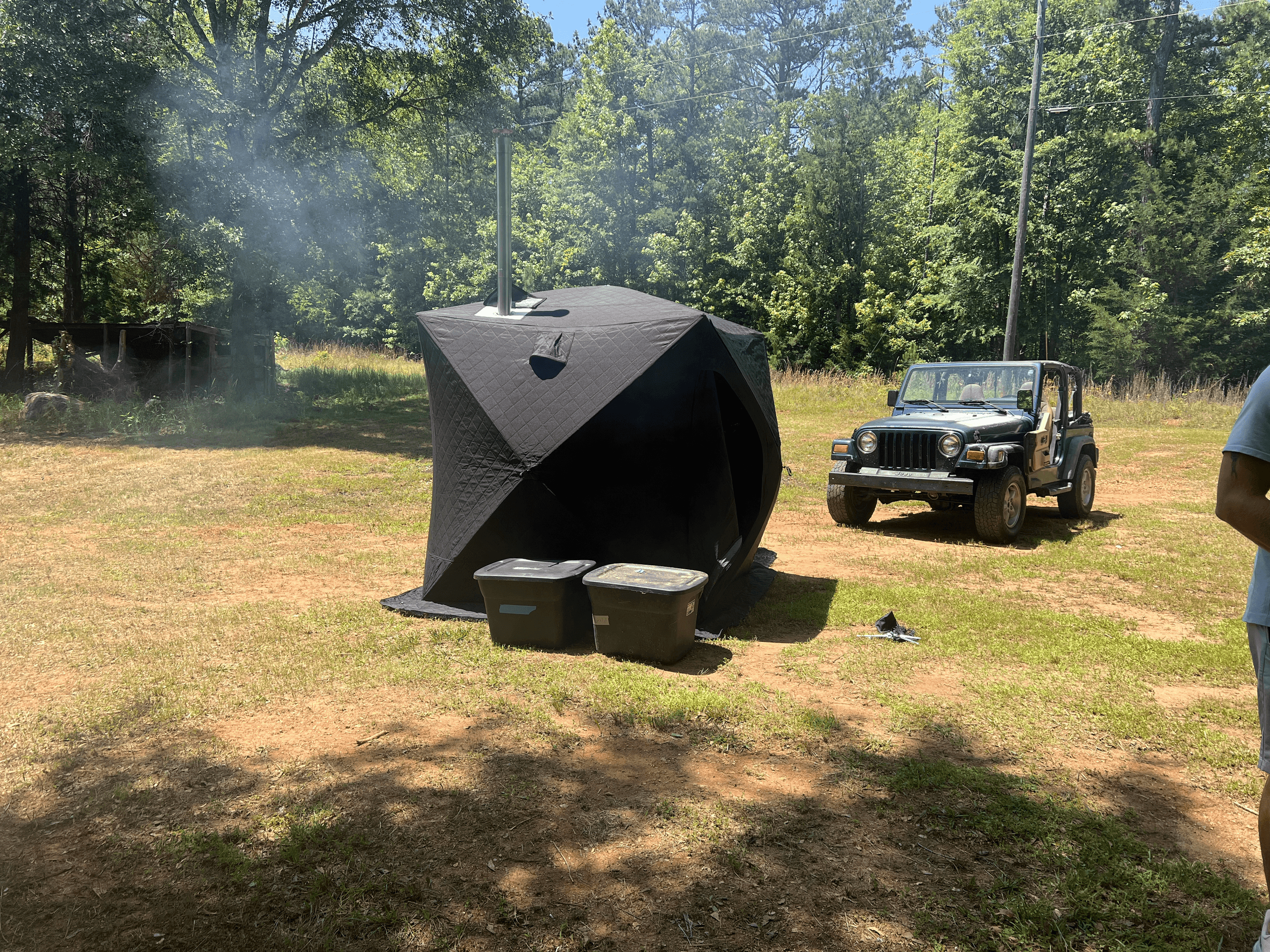 Mobile Sauna Tent Rentals by Direct Exposure LLC in Athens