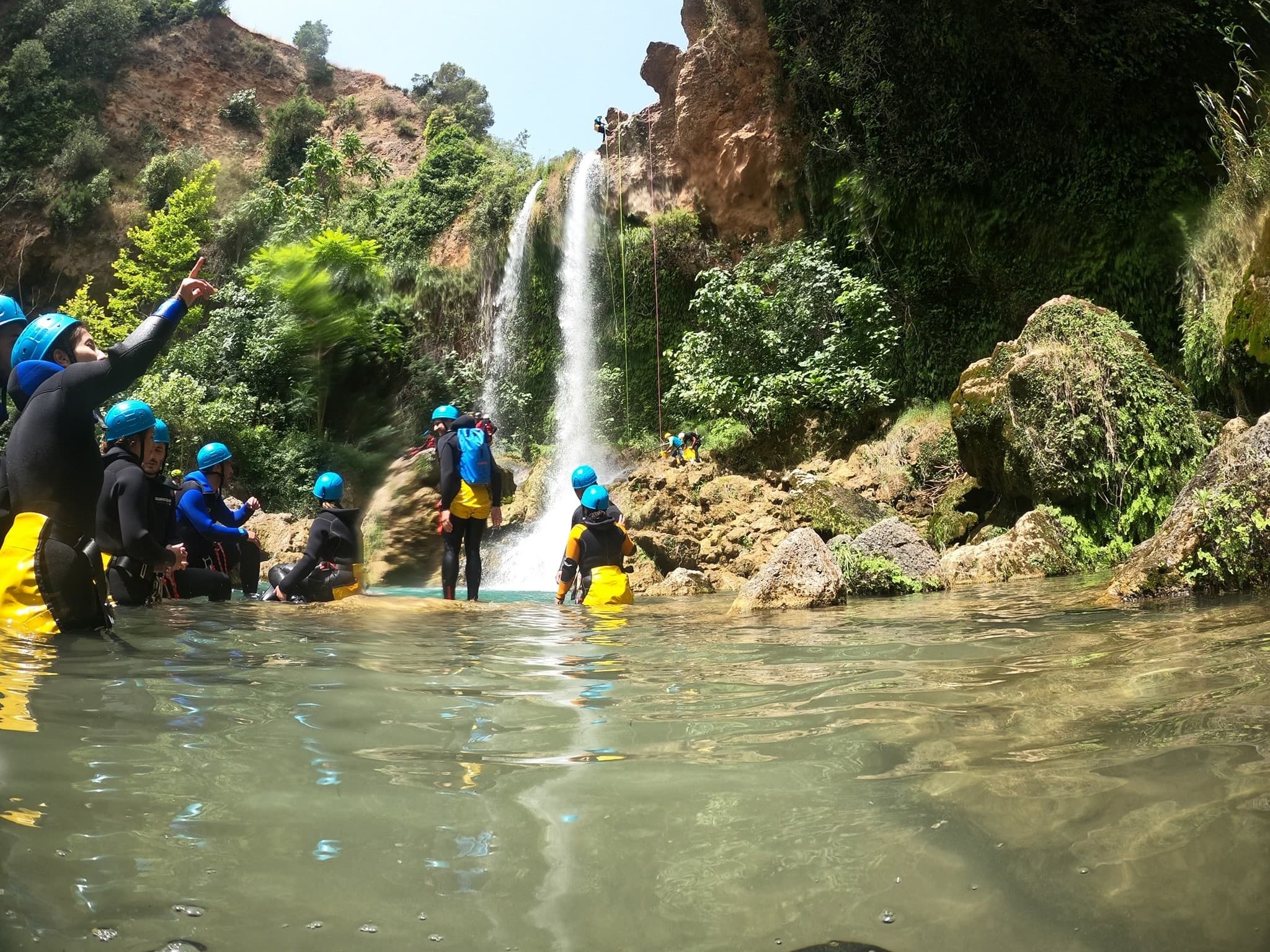 Barranquismo Anna: Complete Canyoning and 25m Rappel at Gran Cascada