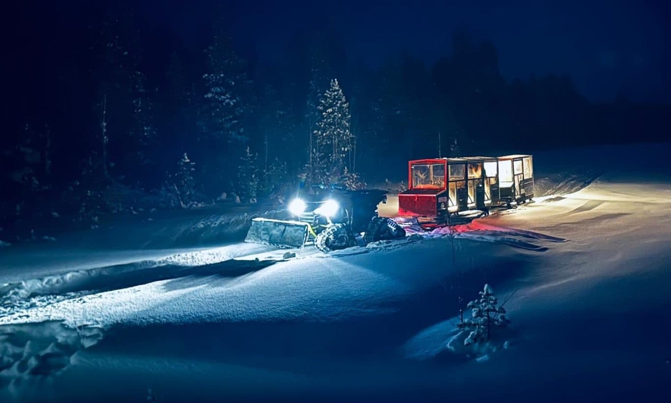 Northern Lights Heated Sleigh Ride with Kelo Resort in Lapland
