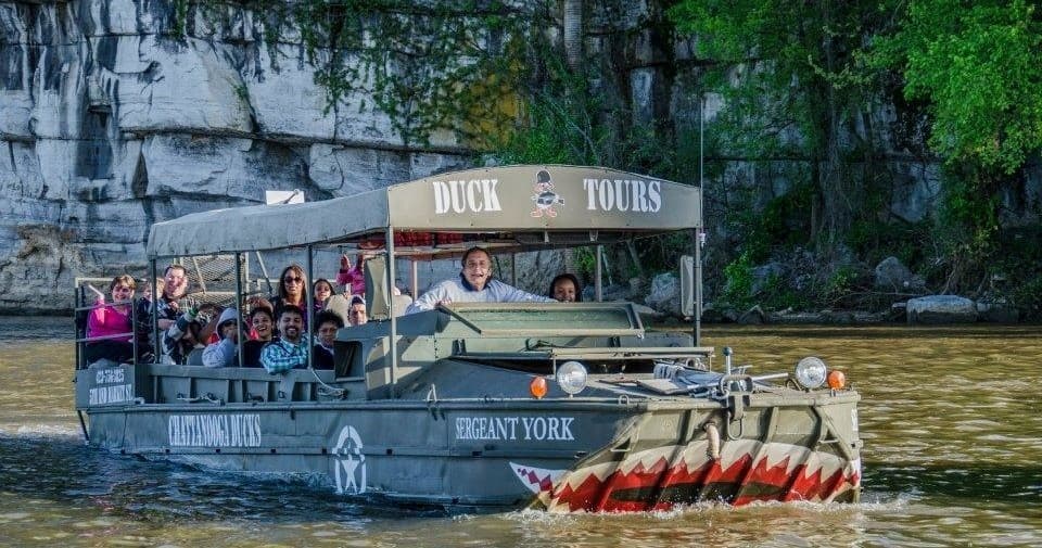 Duck Tour Chattanooga: WWII Amphibious Riverfront Ride & City Sights