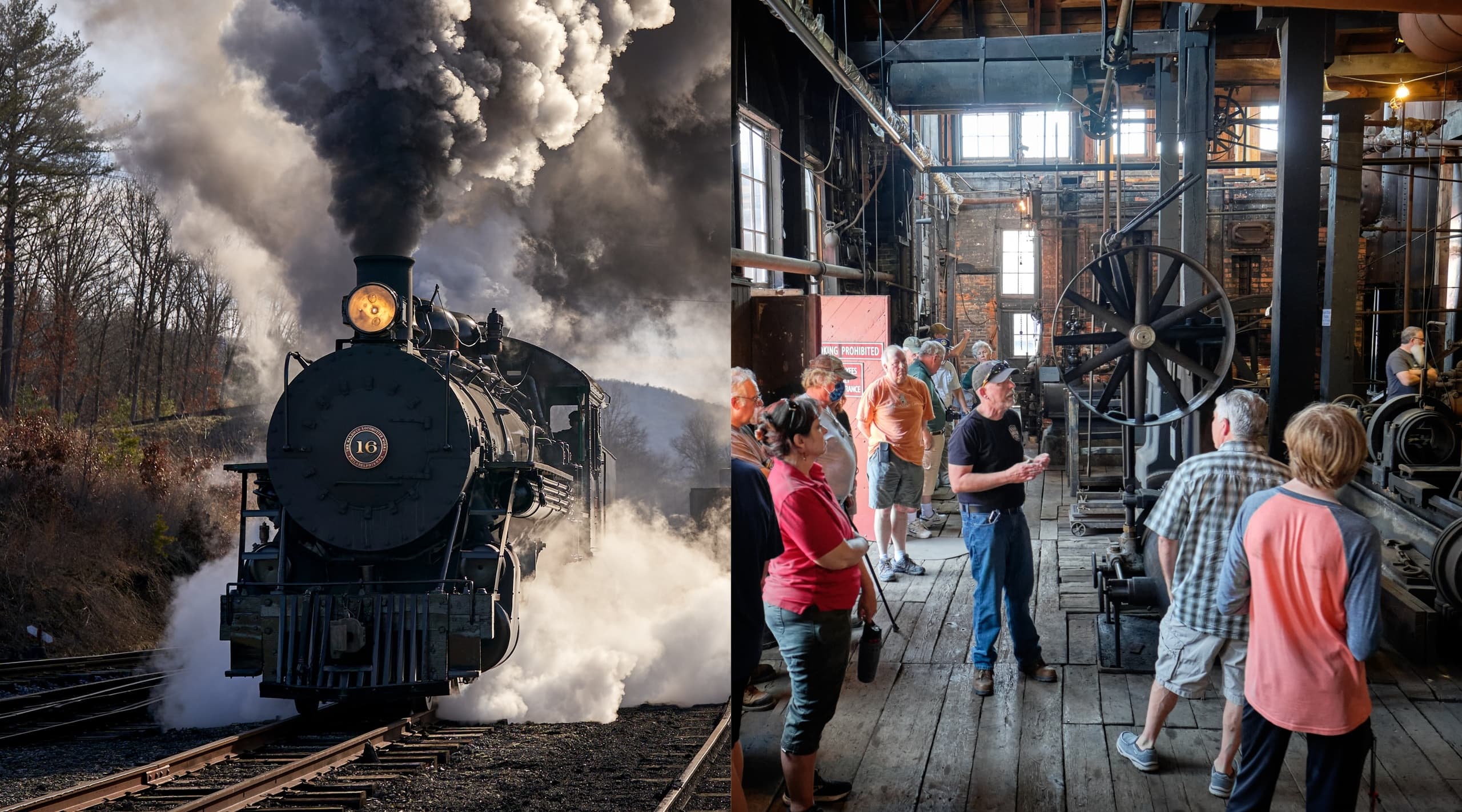 Steam Shops and Aughwick Valley: East Broad Top Rail & Roundhouse Combo