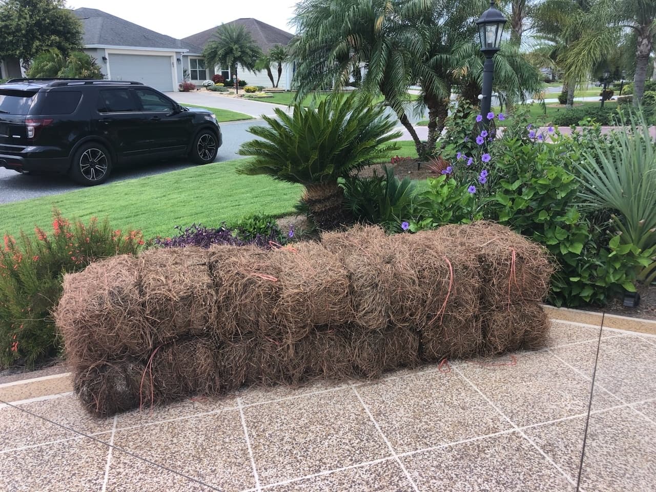 Effortless Landscaping with Ocala Pinestraw Bale Delivery in Summerfield, Florida