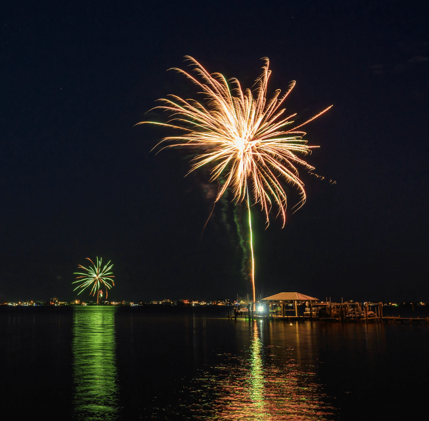 Fireworks Over Water: Fourth of July Cruise on the Gulf at Orange Beach