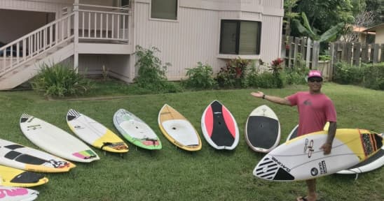 Bully's Surf School fleet