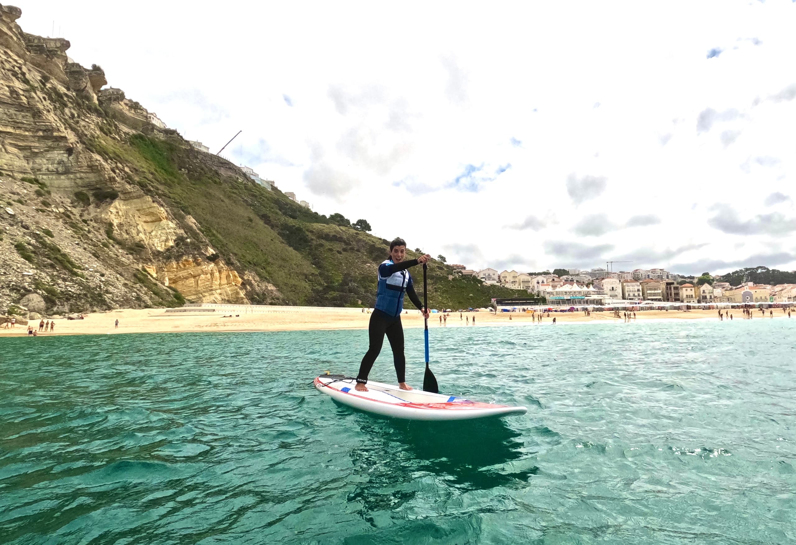 Stand-Up Paddle to Nazaré's Big Waves: Private SUP Tour at Praia do Norte photo 2
