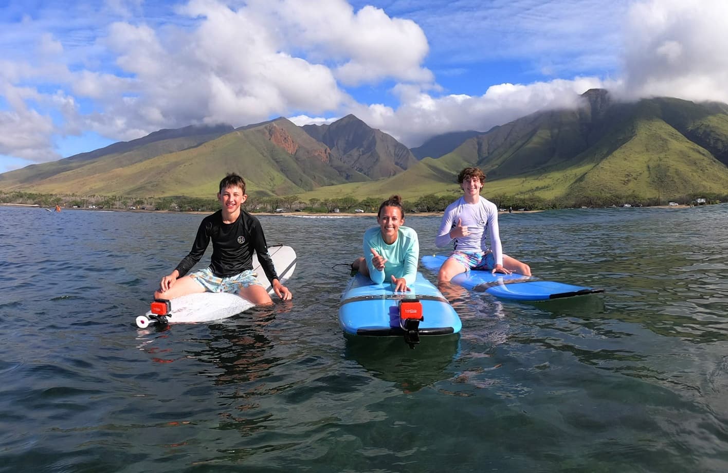 Ride the Waves with Private Group Surf Lessons at Ukumehame Beach
