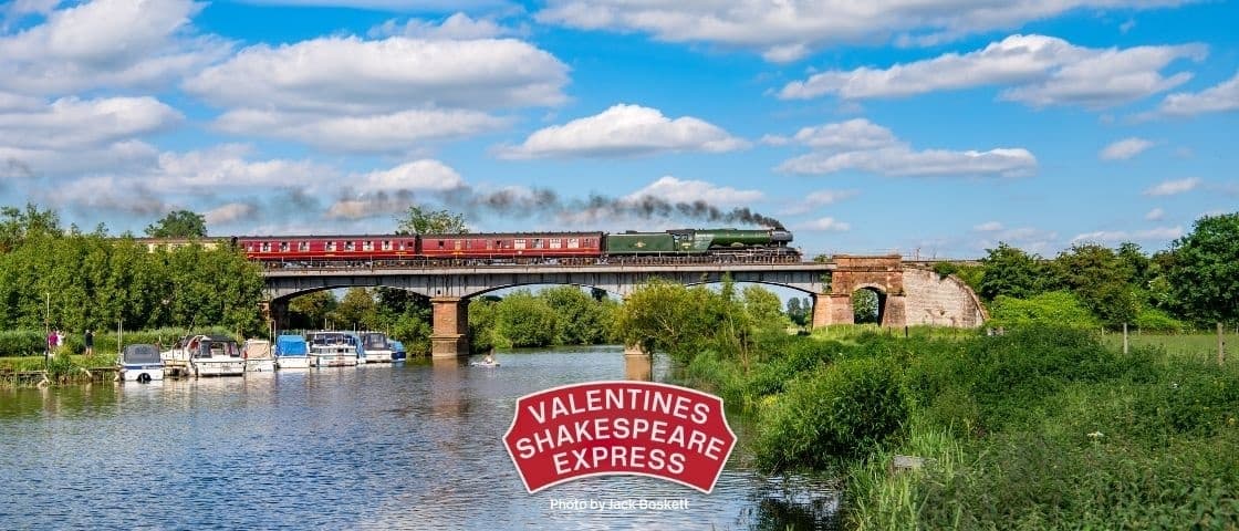 Valentines Shakespeare Express Brunch — Steam Train Brunch Behind the Flying Scotsman from Birmingham