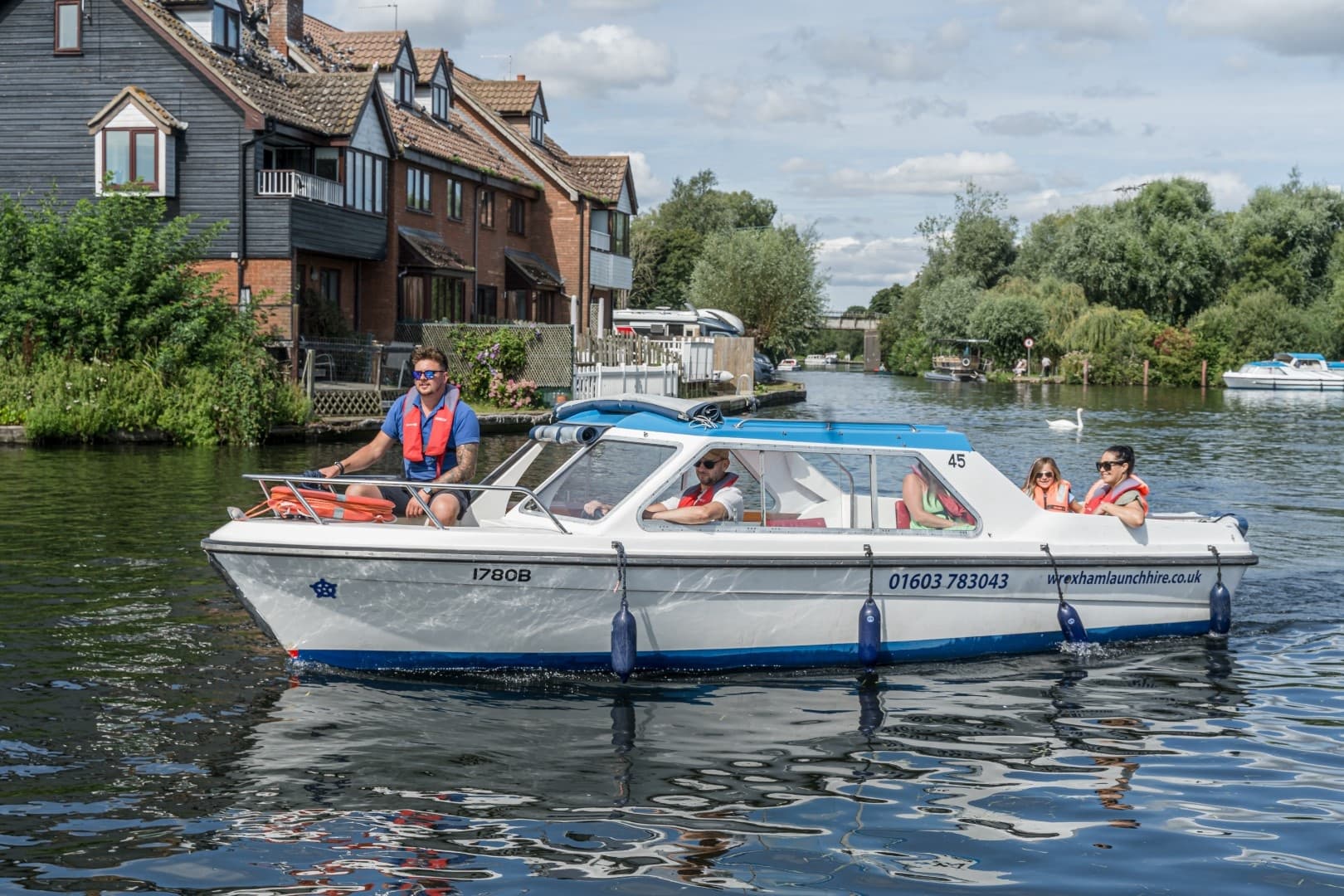 Water Activities & Wroxham Launch Hire: Family-Friendly Boat Adventures