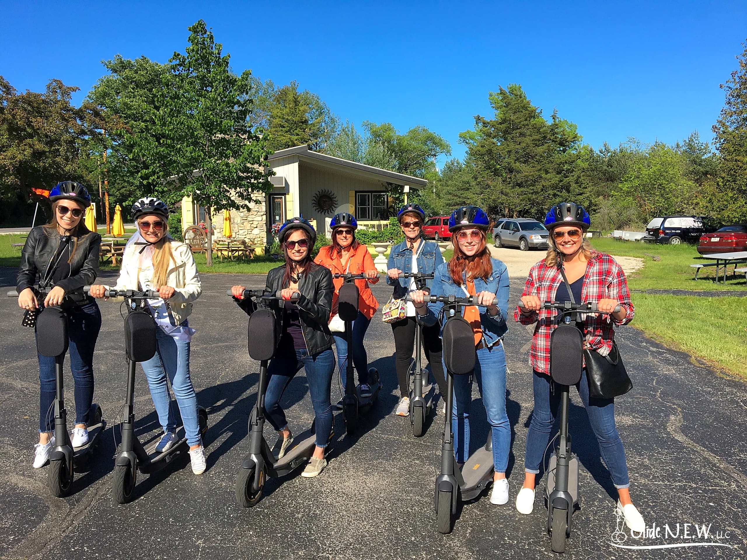 Electric Scooter Tours through Door County Nature