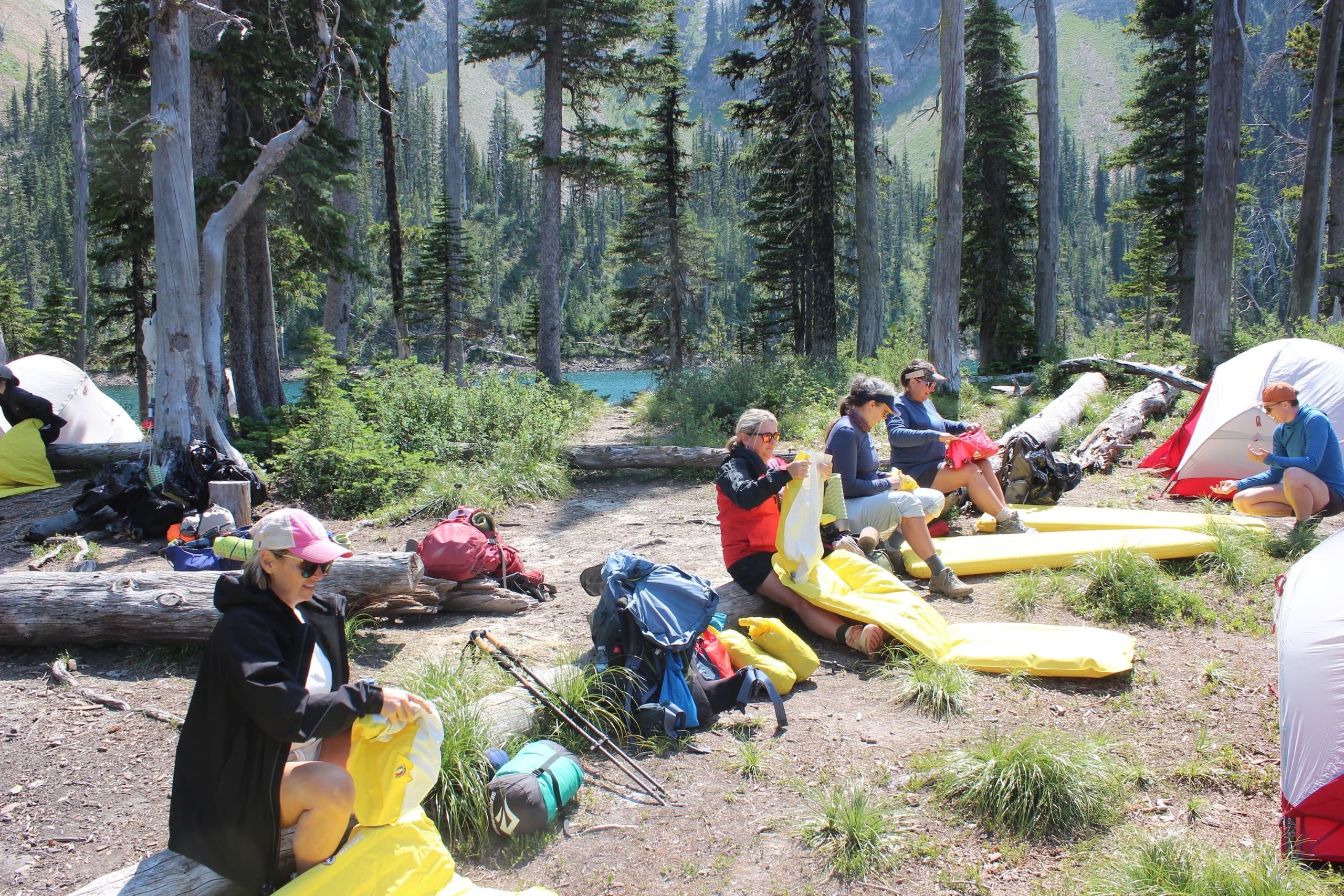 Co-ed Backpacking 101 in Montana’s Alpine Wilderness