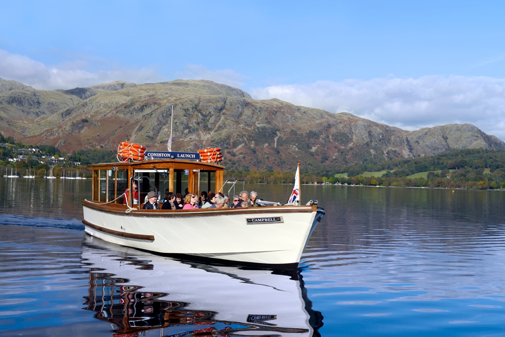 Yellow Route Scenic Boat Trip with Coniston Launch in Cumbria