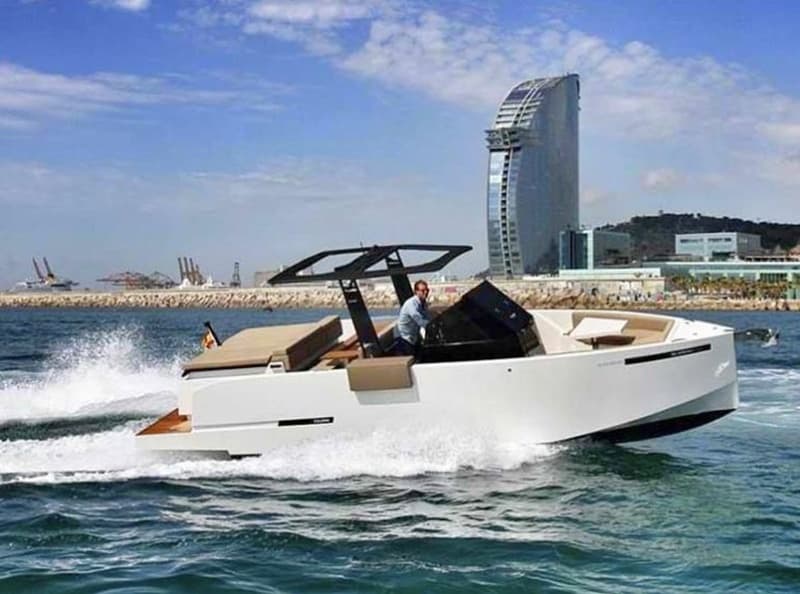 Water-activities: Private Motor Boat Experience in Barcelona