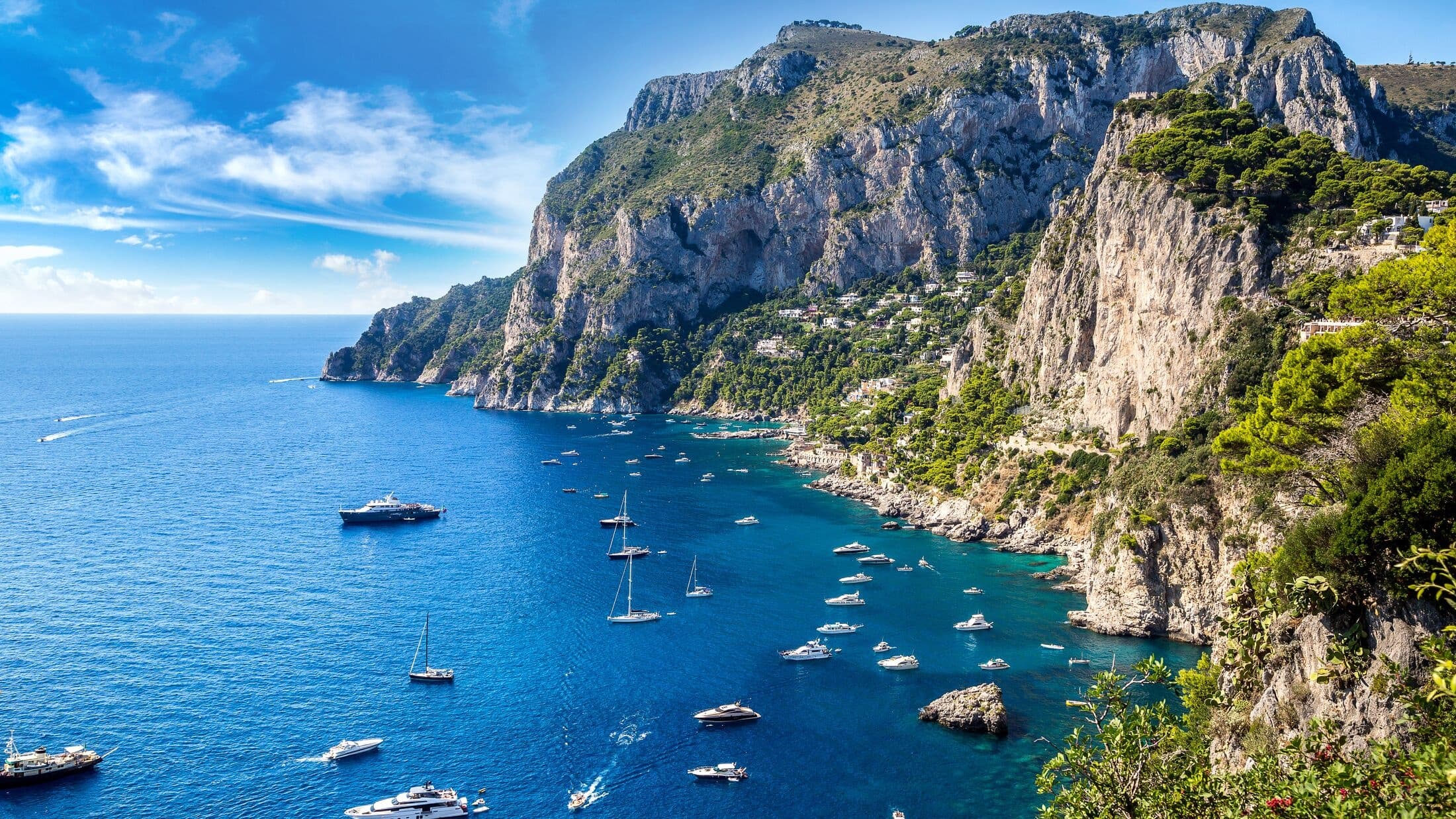 Amalfi Coast & Capri Yacht Tour by Excursion Boat Sorrento