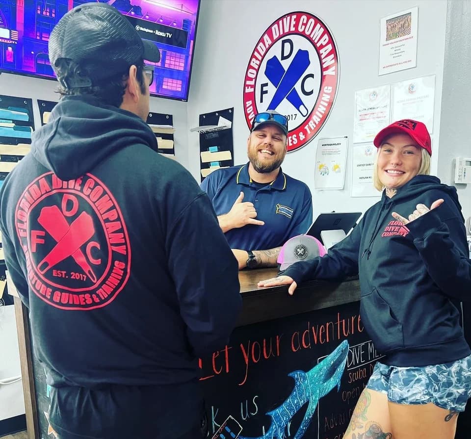 Outdoor Gear Consultation at Florida Dive Company