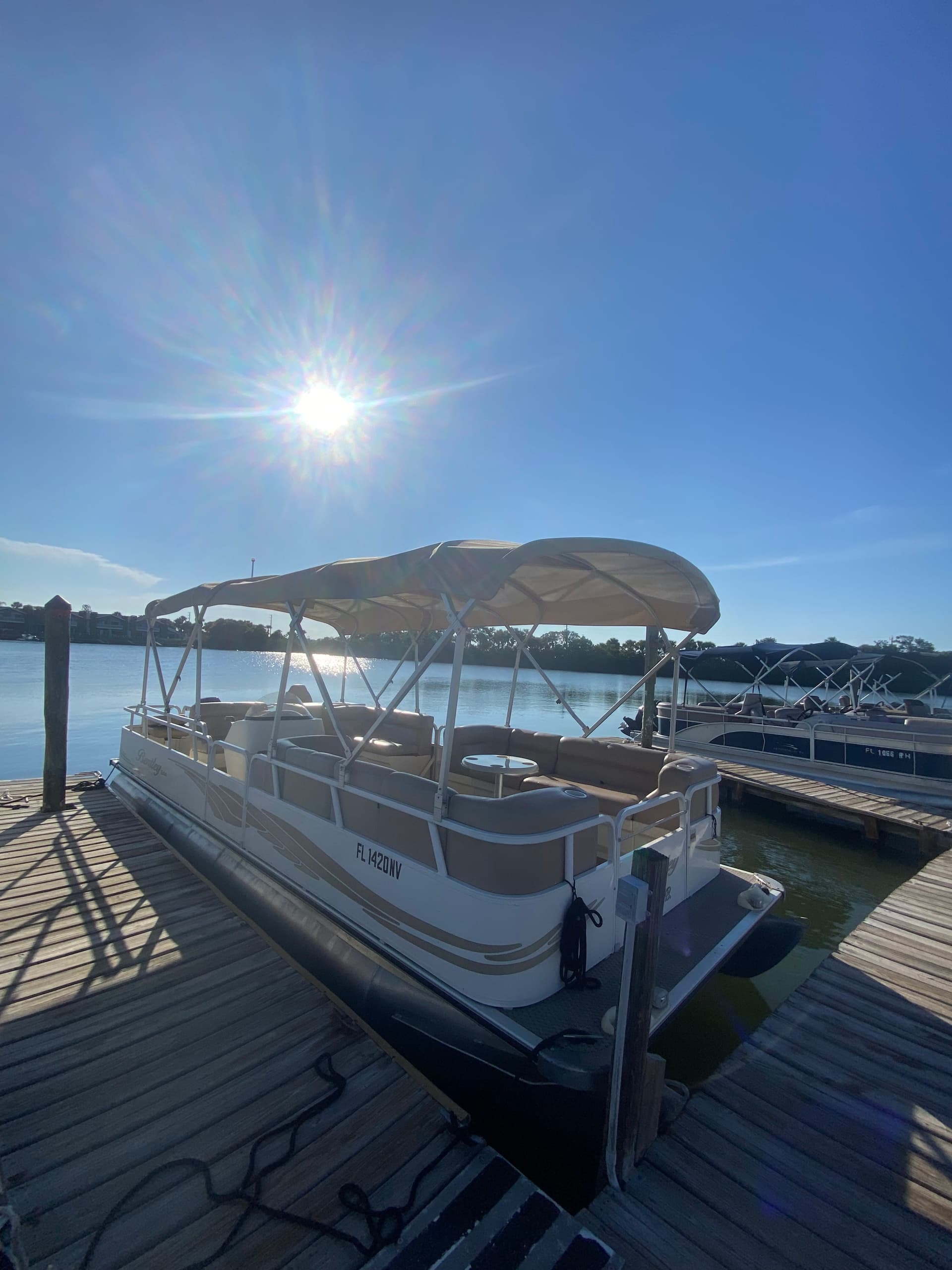 Pontoon Boat Rentals at Sand Dollar New Smyrna Beach