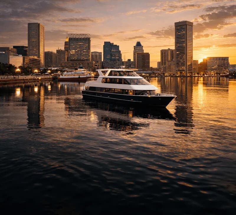 Private Baltimore Harbor Charters: Plan Custom Events on Lady Thames, Partytoon I & II, or Key's Anthem