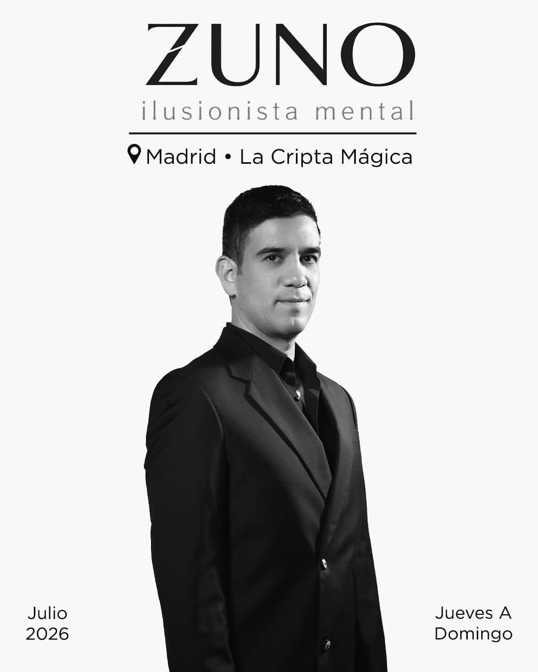 Ilusión Mental: Madrid Mentalism Show with Zuno — 75 Minutes of Mind‑Bending Theater