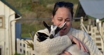 Baby Goat Farm Tour in Pescadero, California