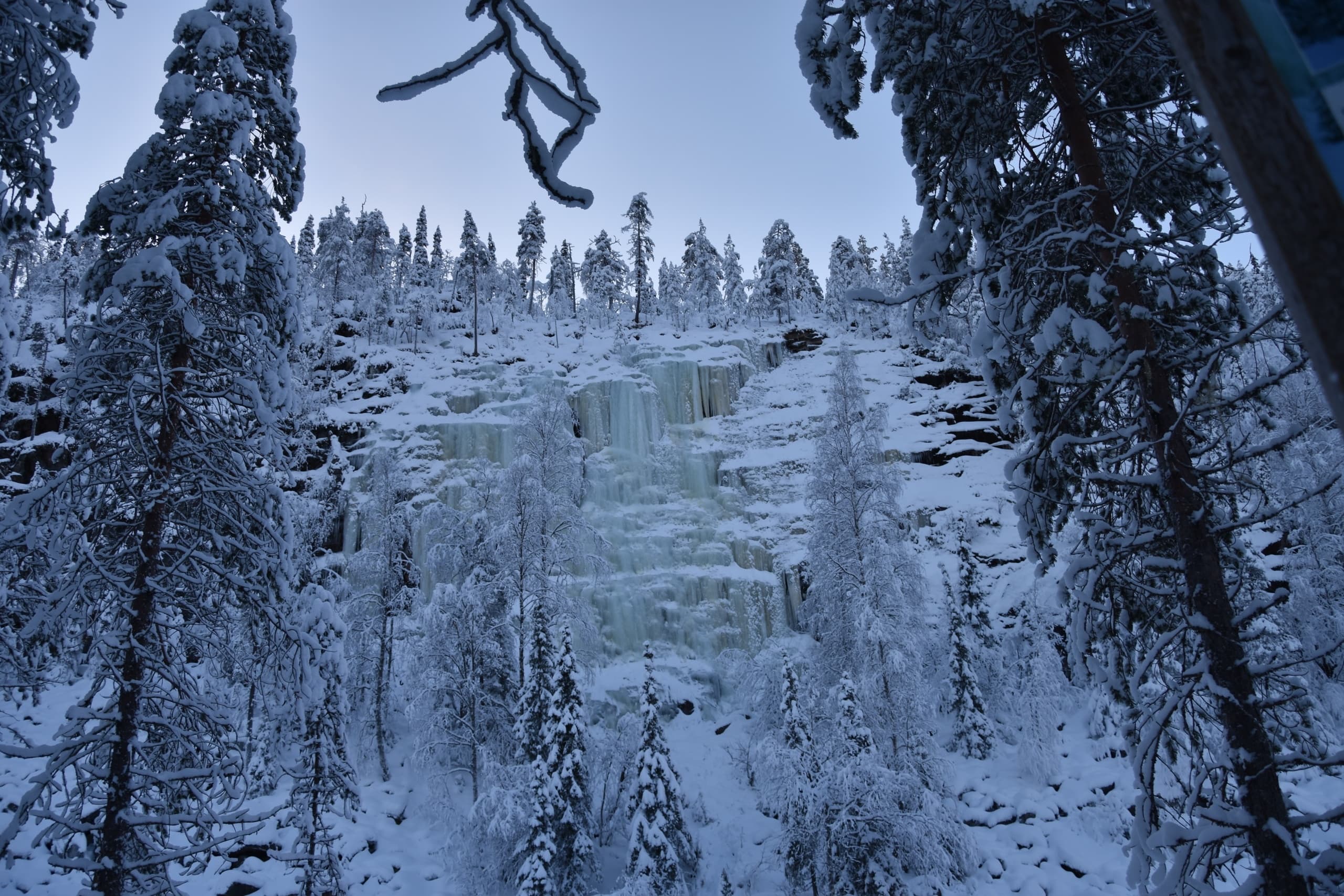 Frozen Waterfall Hike with Access Lapland in Korouoma