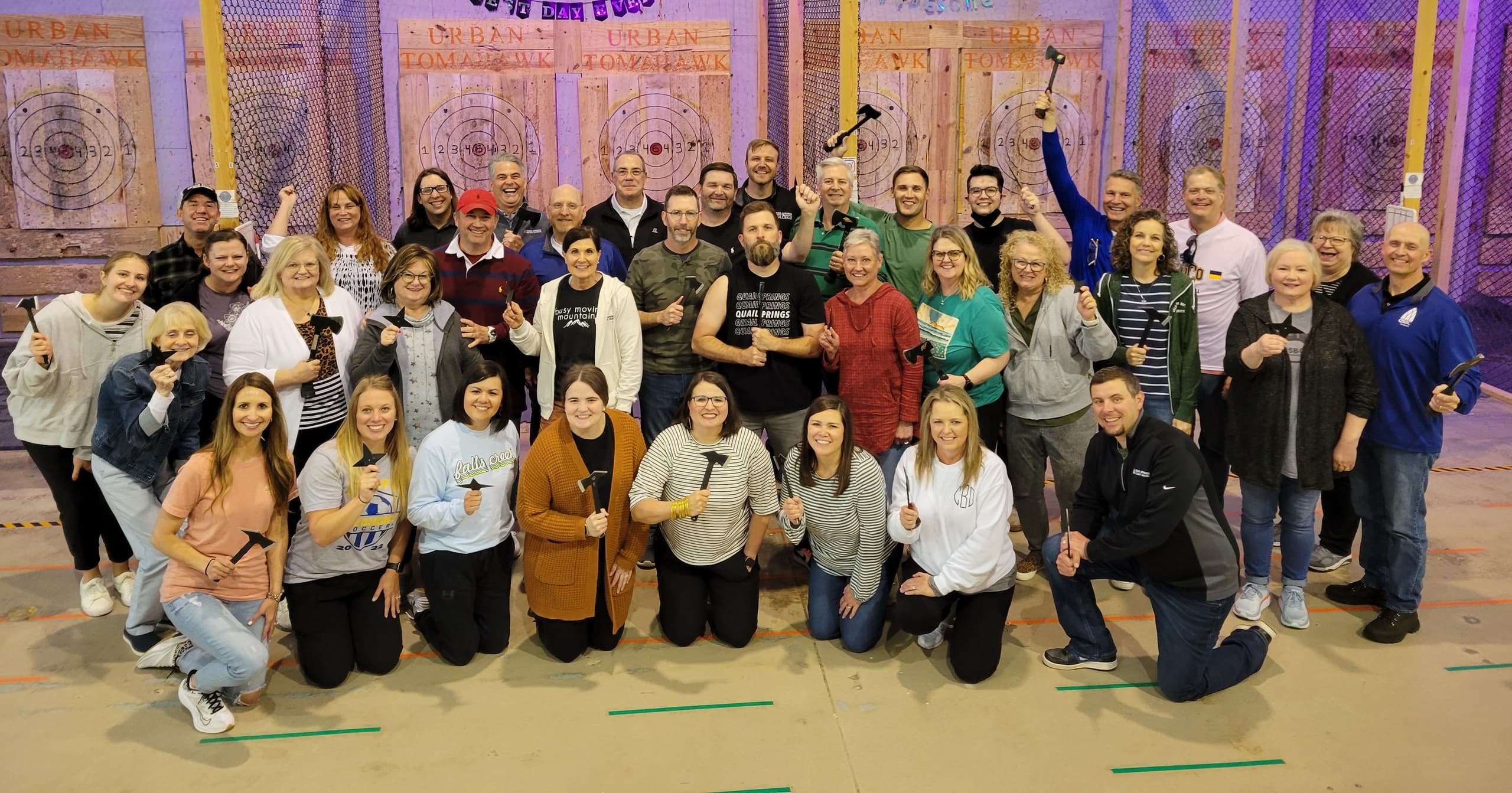 Land Adventures: Urban Tomahawk Axe Throwing Experience