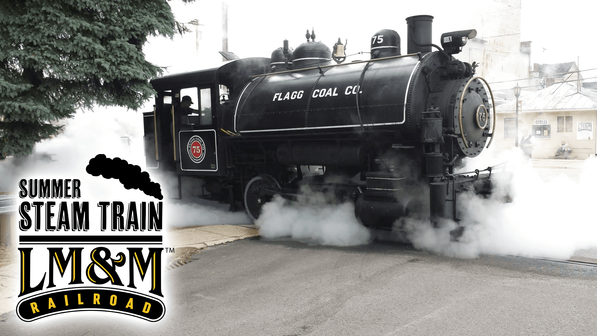 Summer Steam Train Ride in Lebanon, Ohio