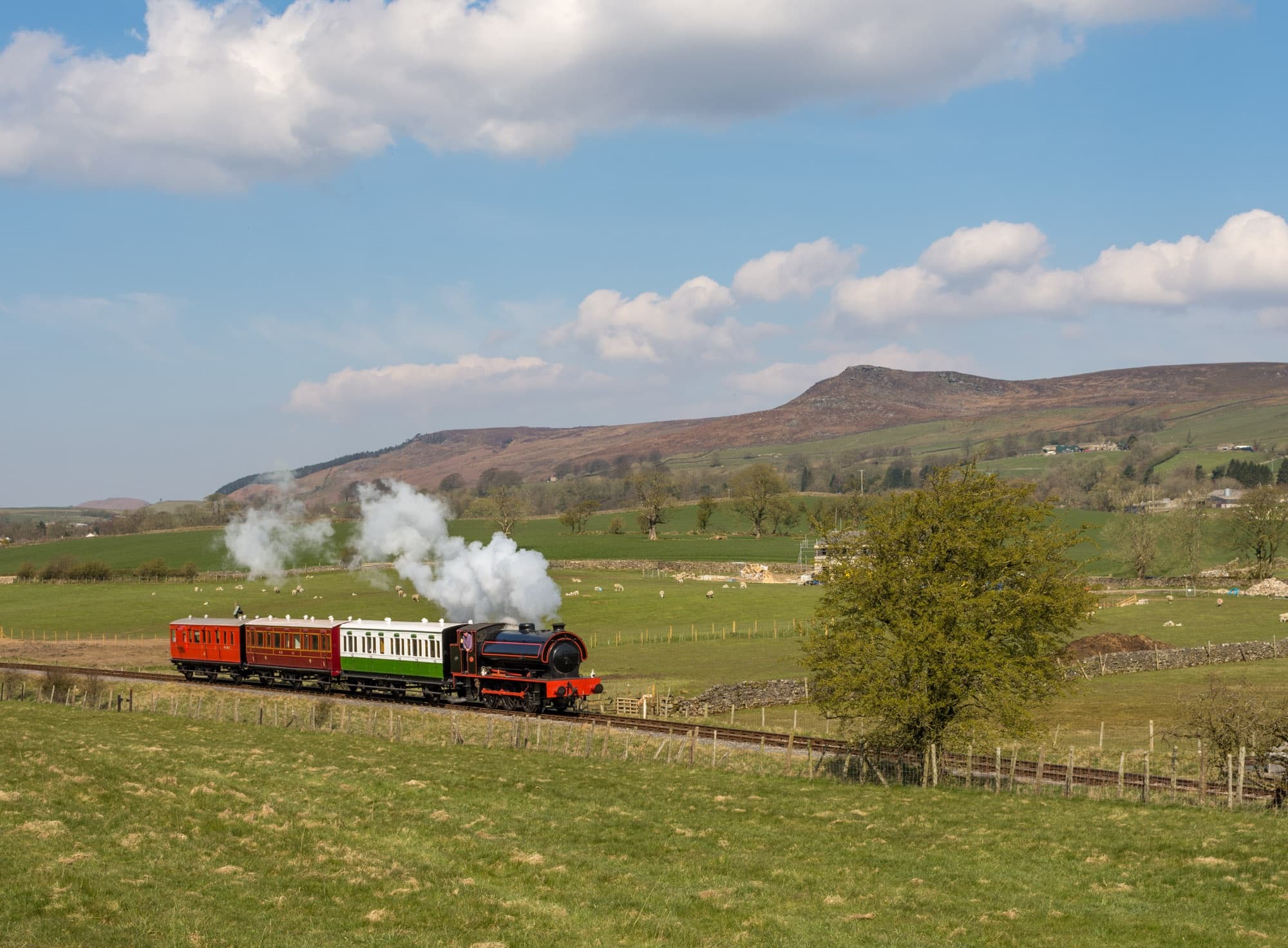 Experience Yorkshire Dales in First Class Train with Afternoon Tea