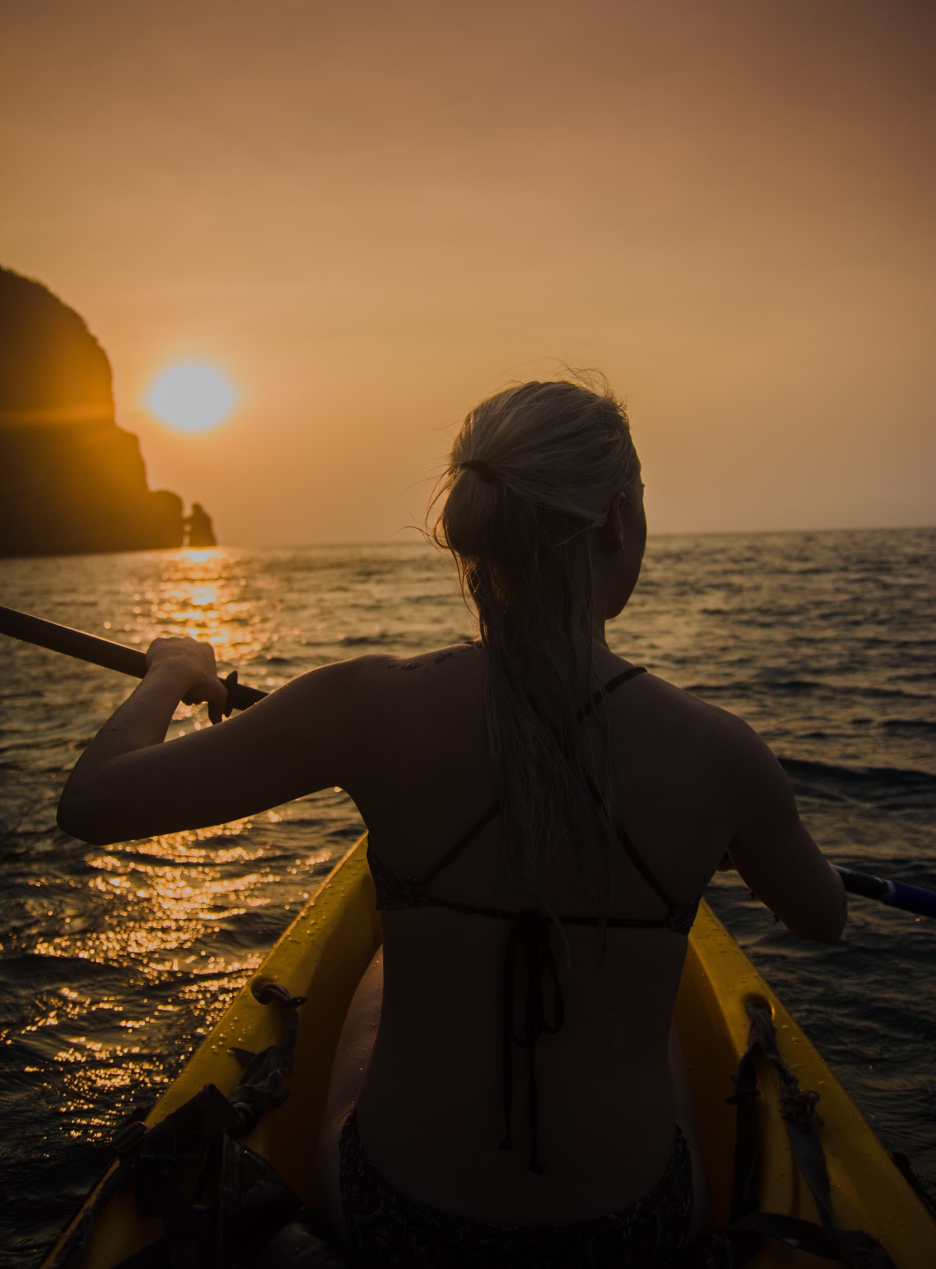 Sunset Kayak in Downings with Eco Atlantic Adventures