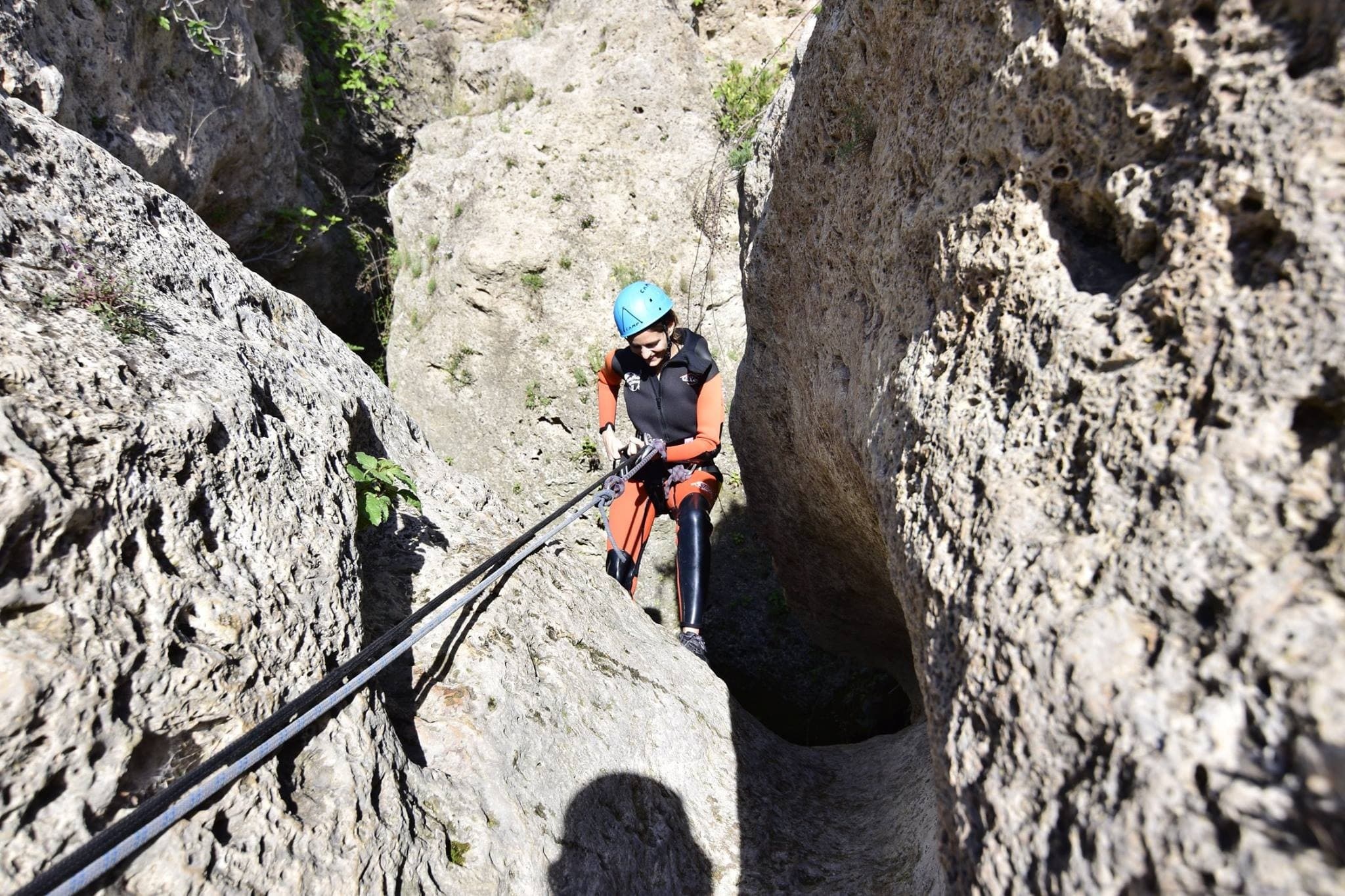 Enguera Via Ferrata: Travesía Integral K4 with 70m Suspension Bridge, Ring Pendulum & Tirolina photo 1