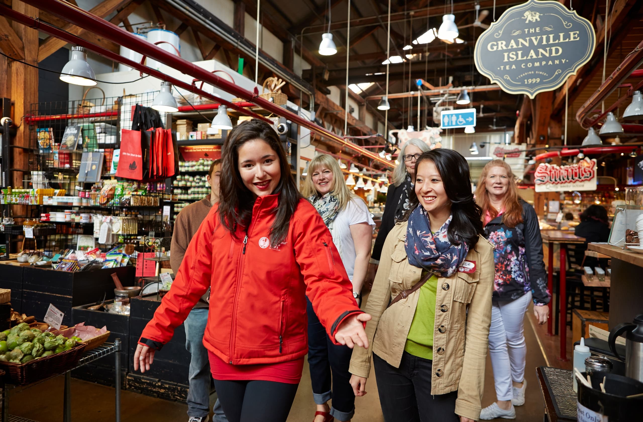Guided food market tour through Granville Island indoor market