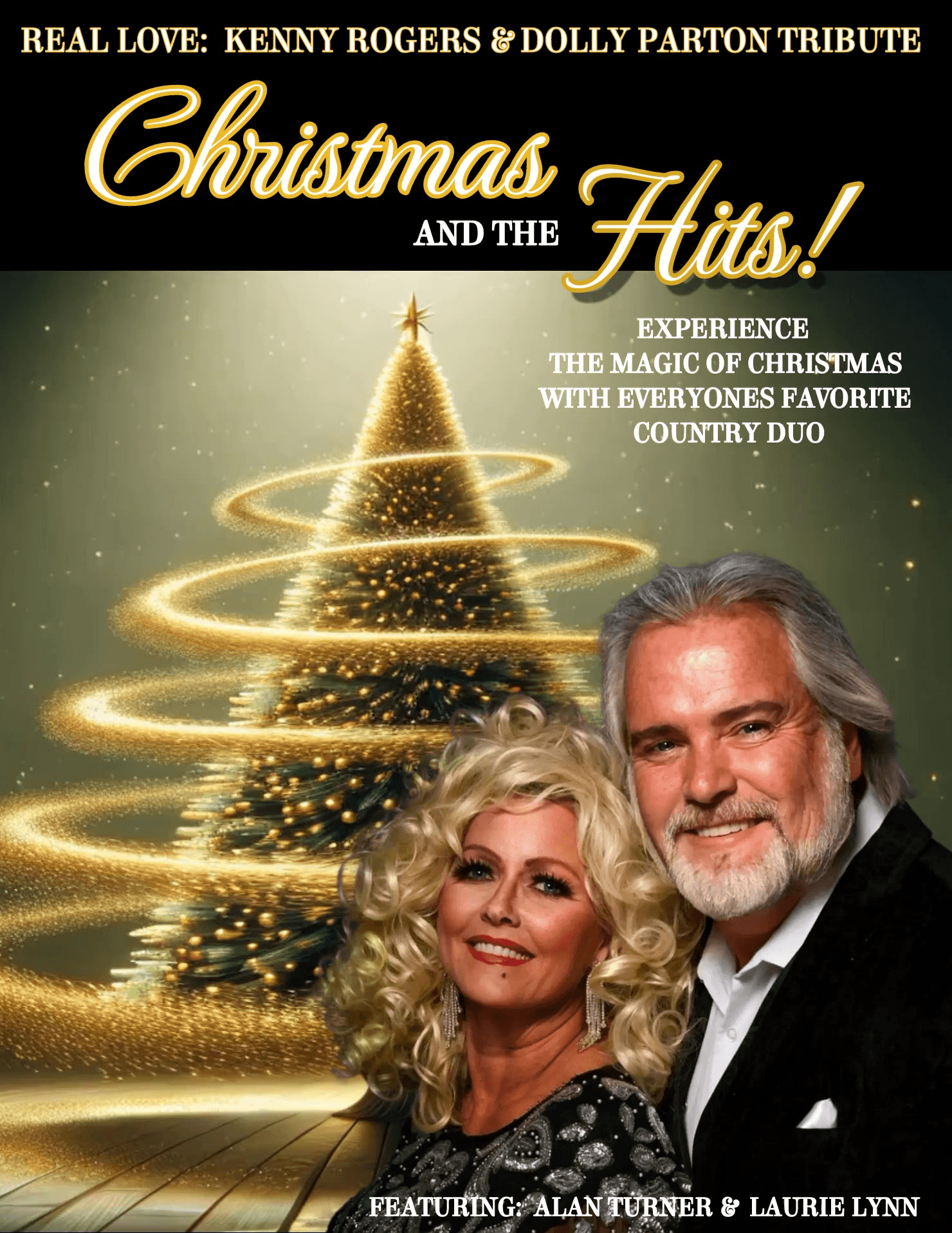 Celebrate the Holidays with the Kenny Rogers and Dolly Parton Real Love Christmas Show in Port Washington, WI