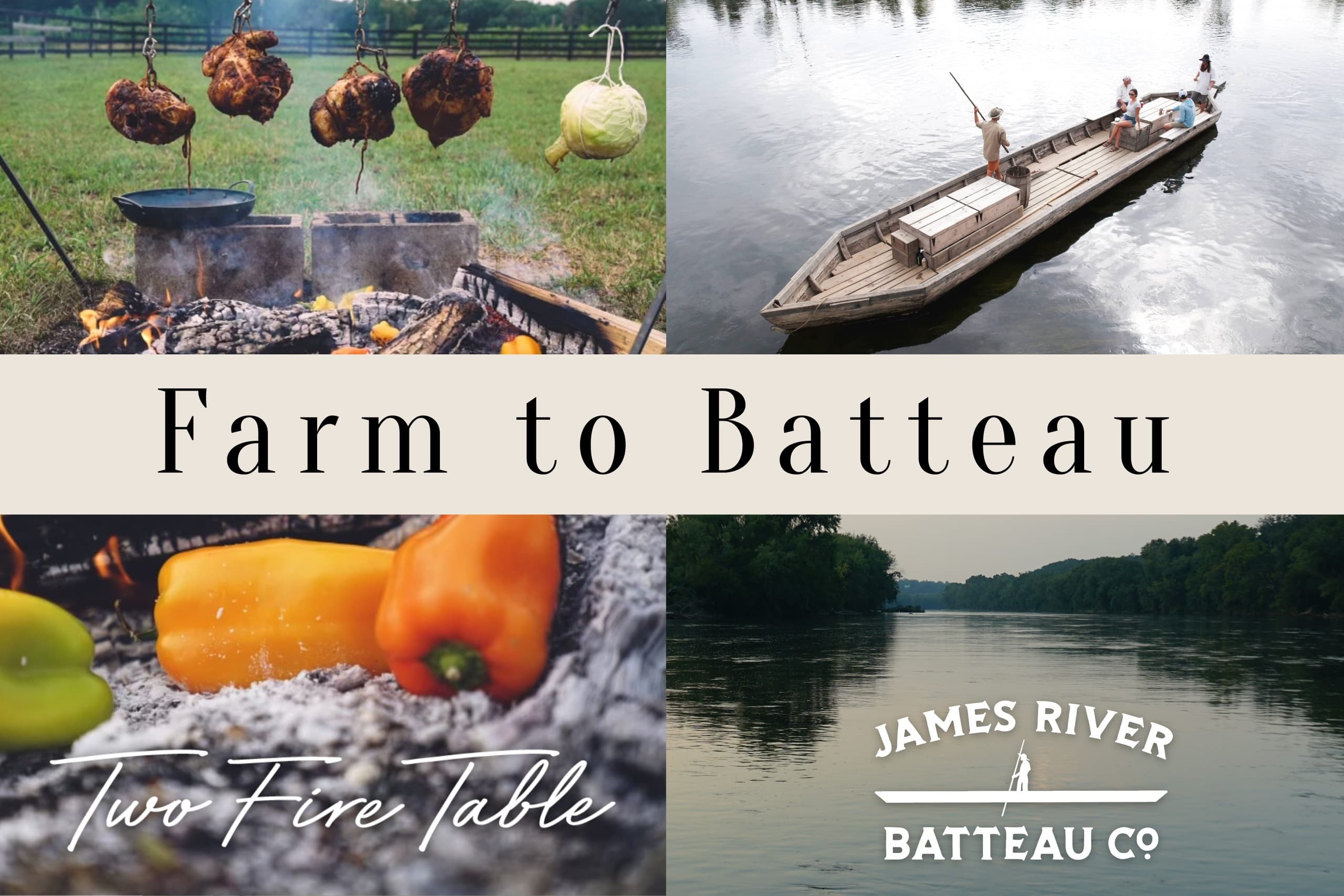 Farm to Batteau: A James River Culinary and Historical Evening Adventure