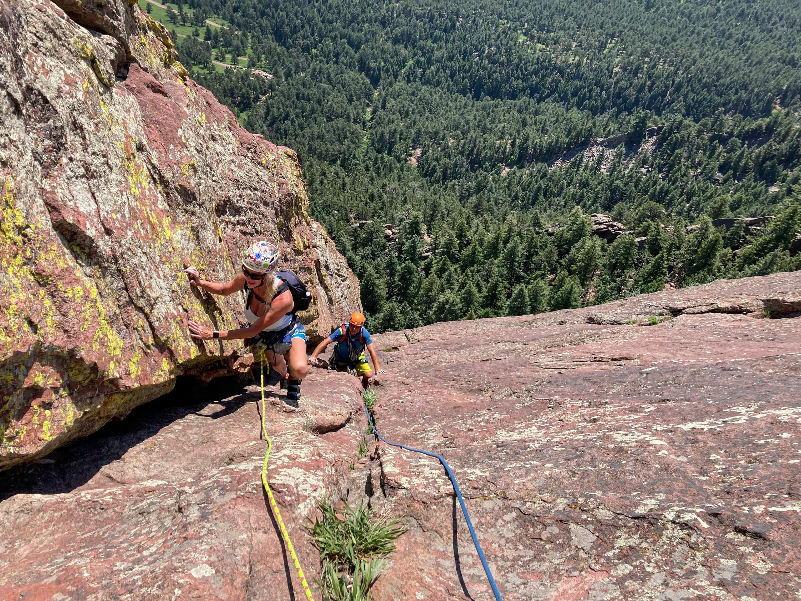Flat Iron Climb with Front Range Climbing Company
