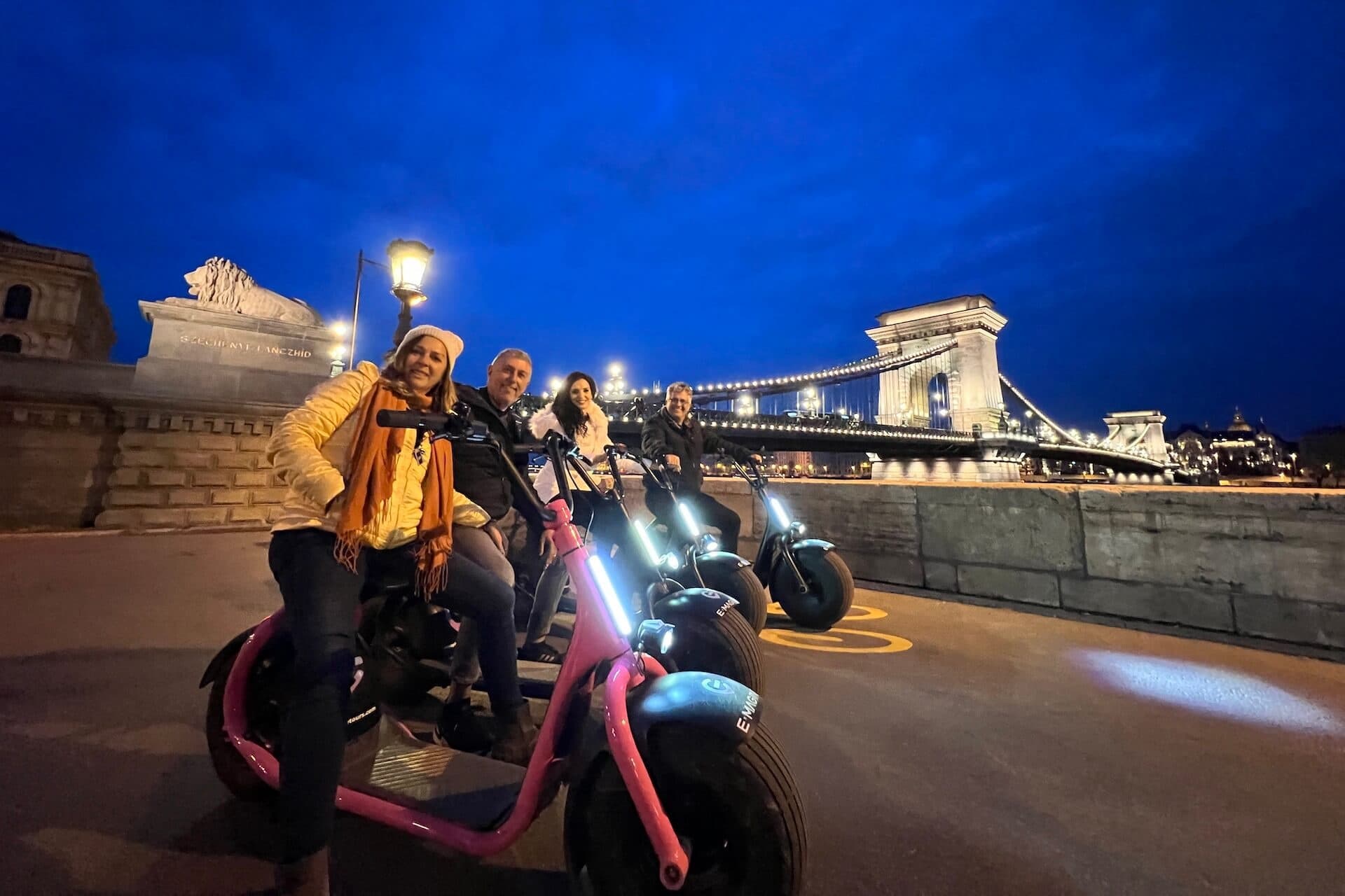 Night Scooter Tour Budapest with E-Magine Tours