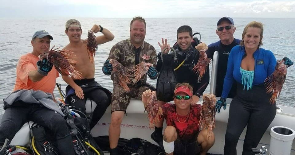 Pensacola Pass Spearfishing with Deco Tech trips: Guided Spear Charters from Southwind Marina