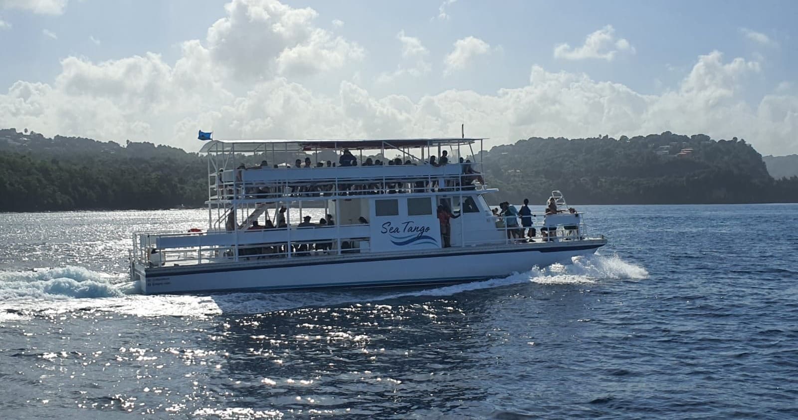 Waterway Transfer by Sea Spray Cruises in Soufriere