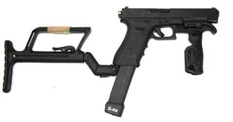 Full-Auto Glock 18 Shooting at Battlefield Vegas