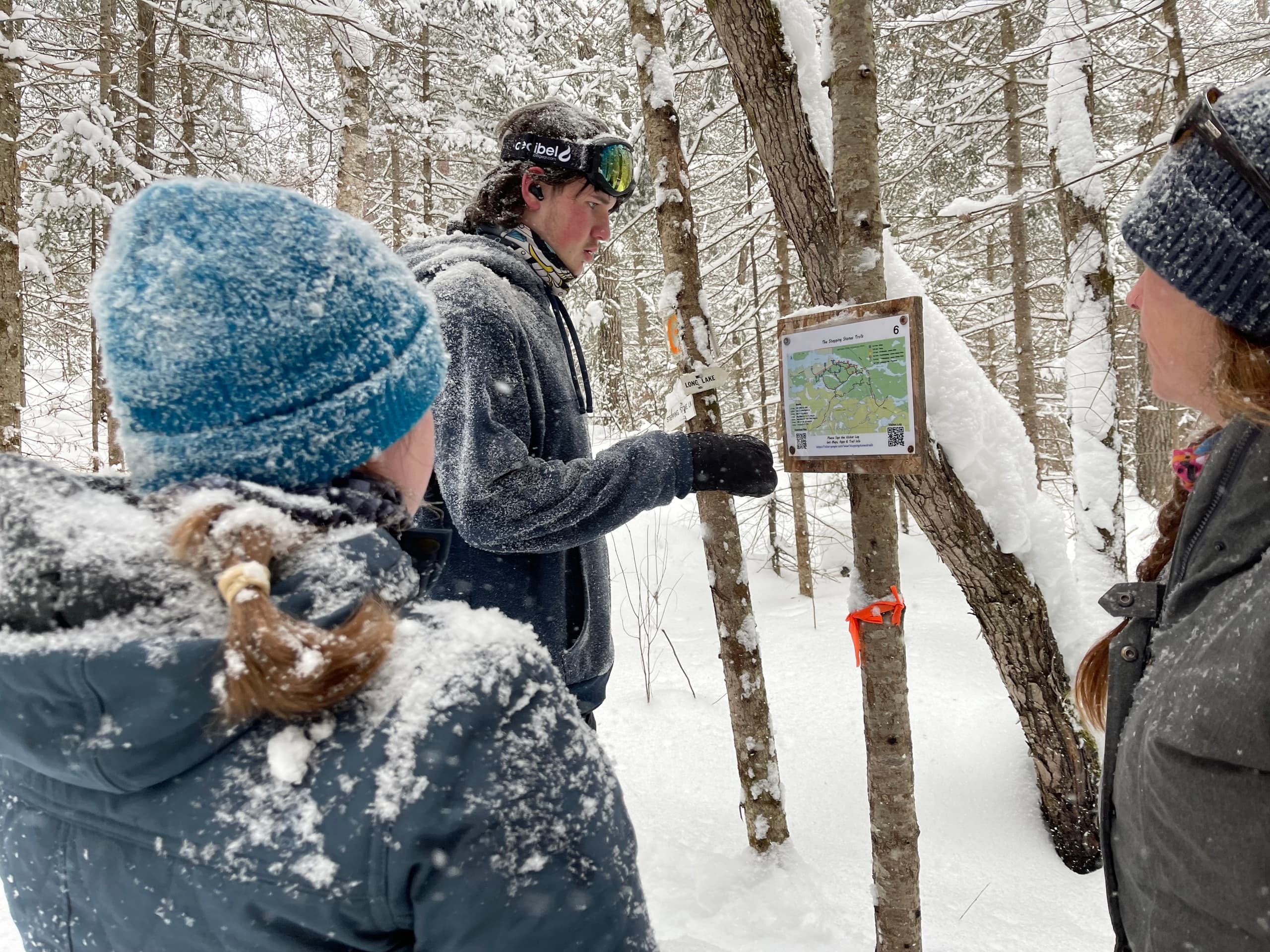 Guided Snowshoe Tour in Corbeil, Ontario