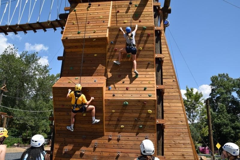 24-Foot Group Climbing Wall at Headwaters Outpost in Helen, GA
