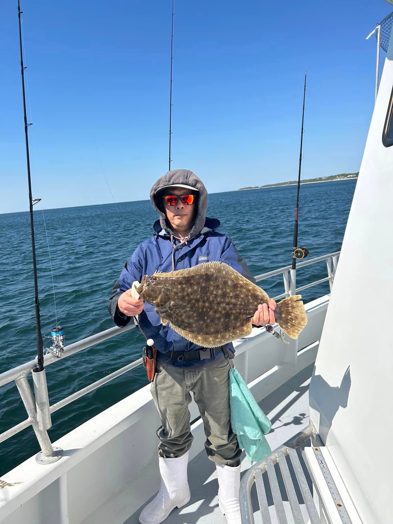 Full Day Fluke & Striped Bass Fishing in Waterford, CT