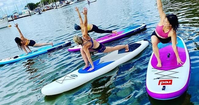 SUP Yoga Classes with Xquizit Flow Yoga in Crawley