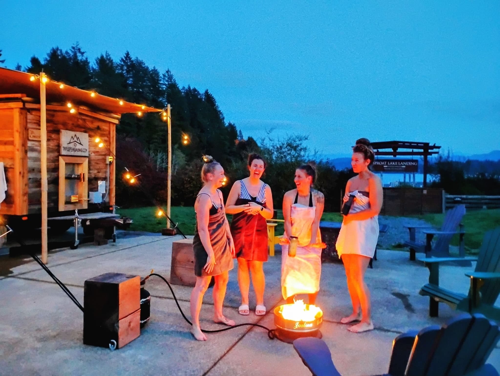 Yule Frost & Sauna Fire: Port Alberni Solstice Sauna Experience photo 4