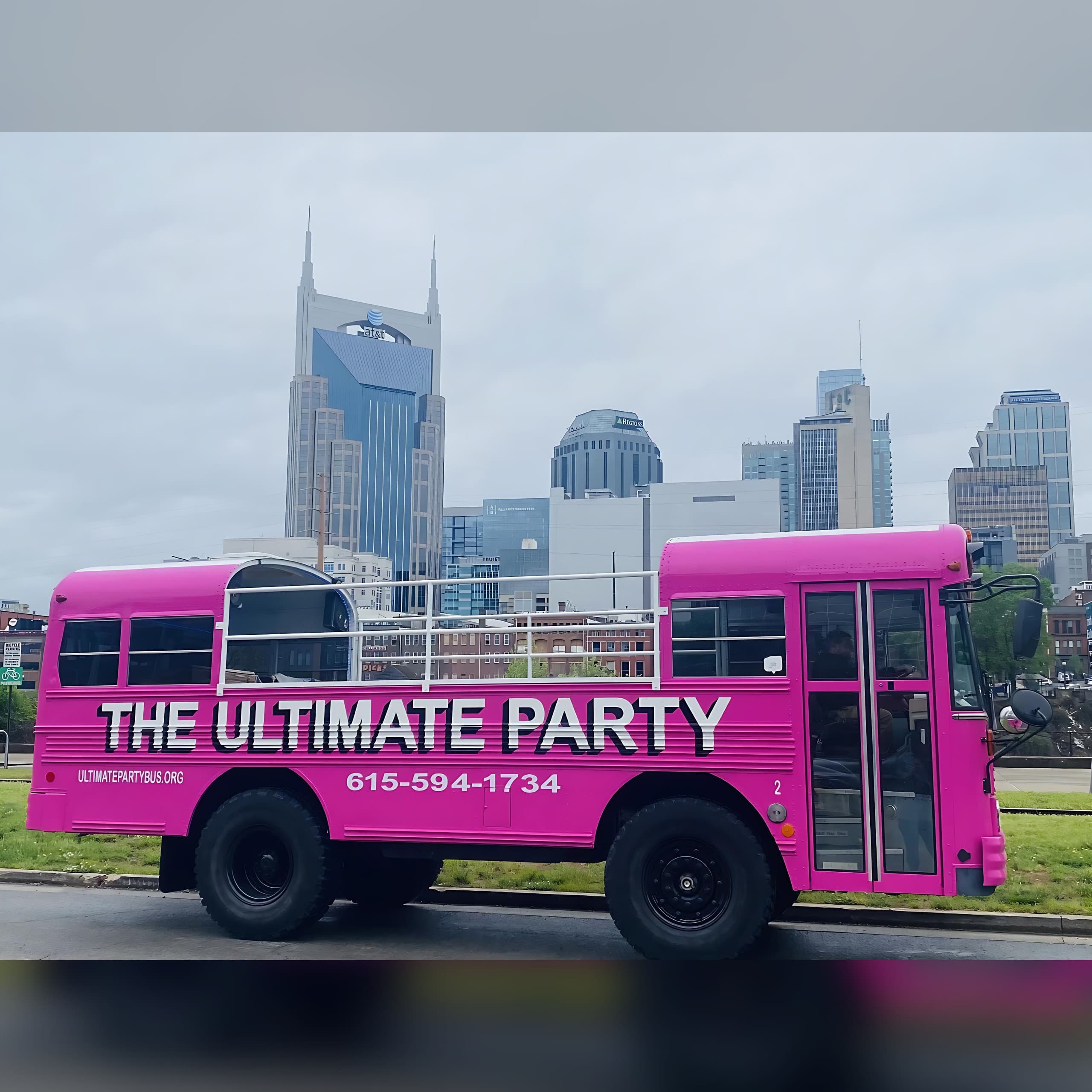 Ride the Ultimate Pink Bus Through Nashville's Music Row