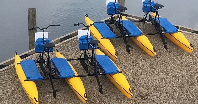 Water Adventures with Tandem-Rider Hydro Bikes at Bemus Bay