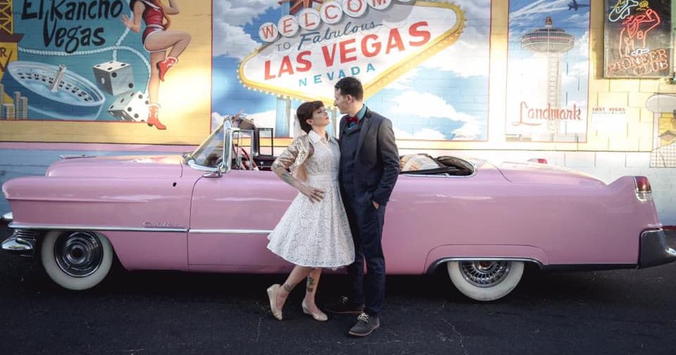 Pink Cadillac & Elvis Airport Pickup in Henderson, Nevada