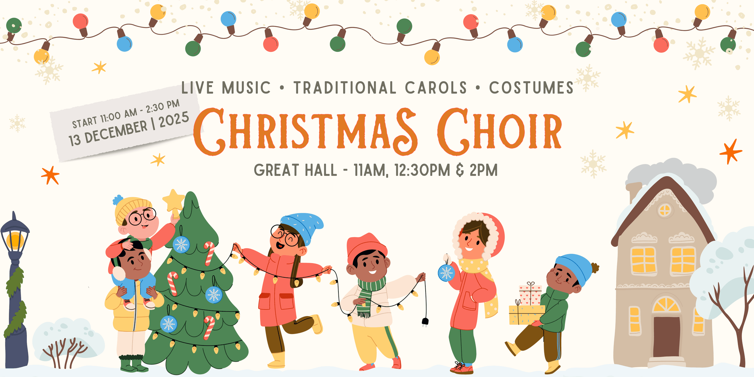 Christmas Choir at Newcastle Castle: Carol Sets in the Great Hall