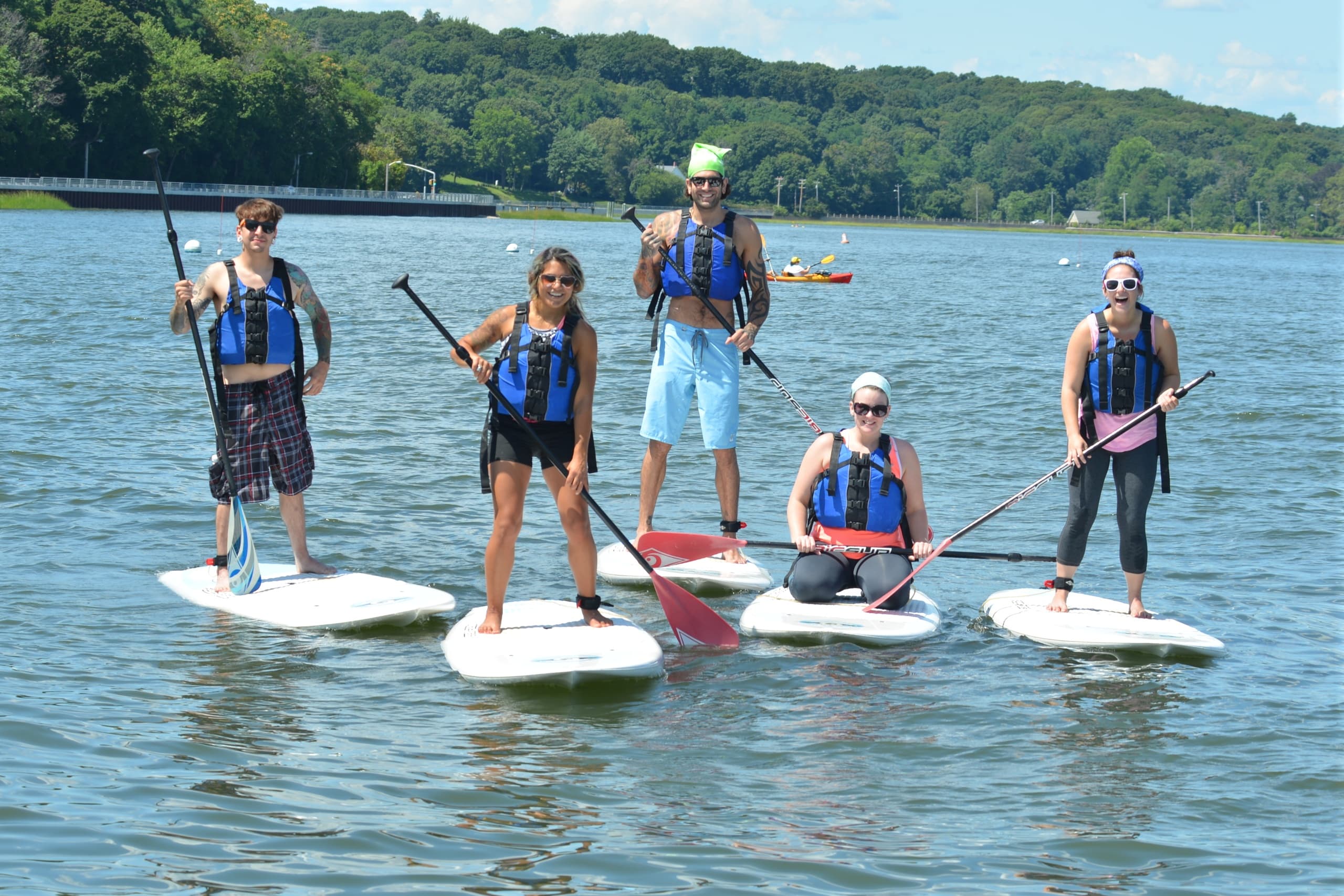 Stand Up Paddleboarding at The WaterFront Center Oyster Bay