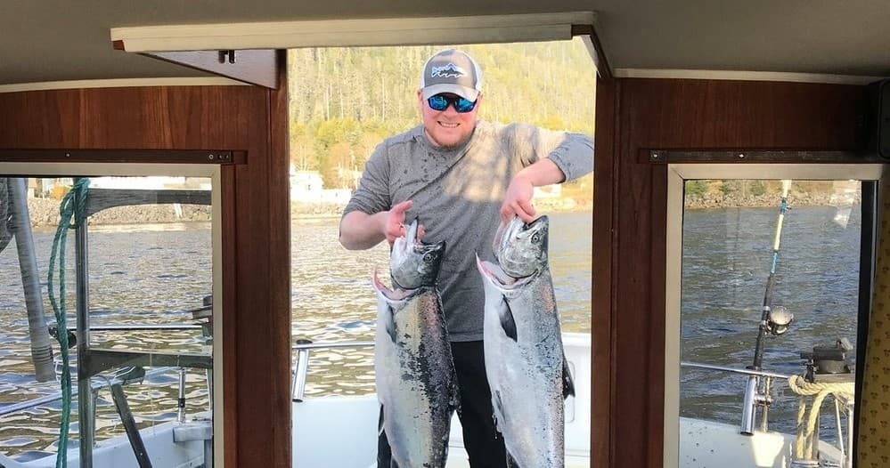 Saltwater Salmon Fishing with Sitka Marine Excursions in Alaska