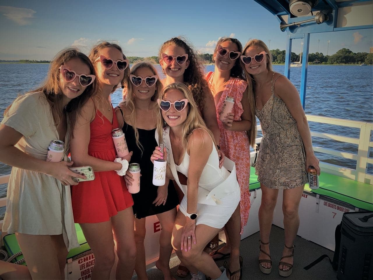 Cruise Charleston in Style: Private Full Send Party Boat Experience