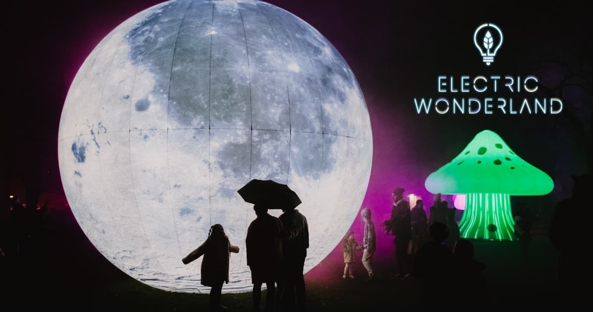 Electric Wonderland at Rosalind Park: Bendigo's Nighttime Light Experience