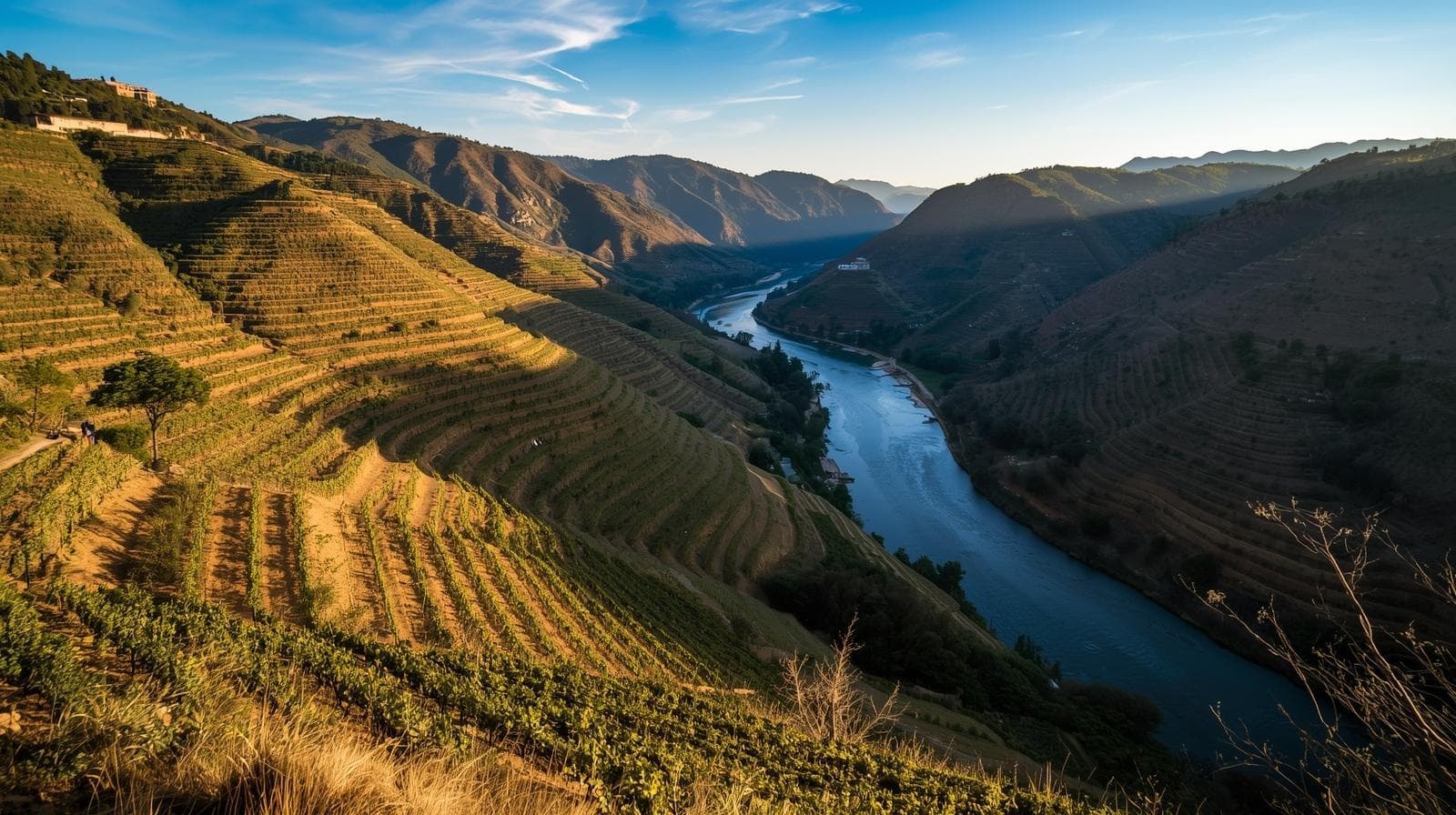 Excursión a Ribeira Sacra y Allariz: catamarán por los Cañones del Sil desde Santiago
